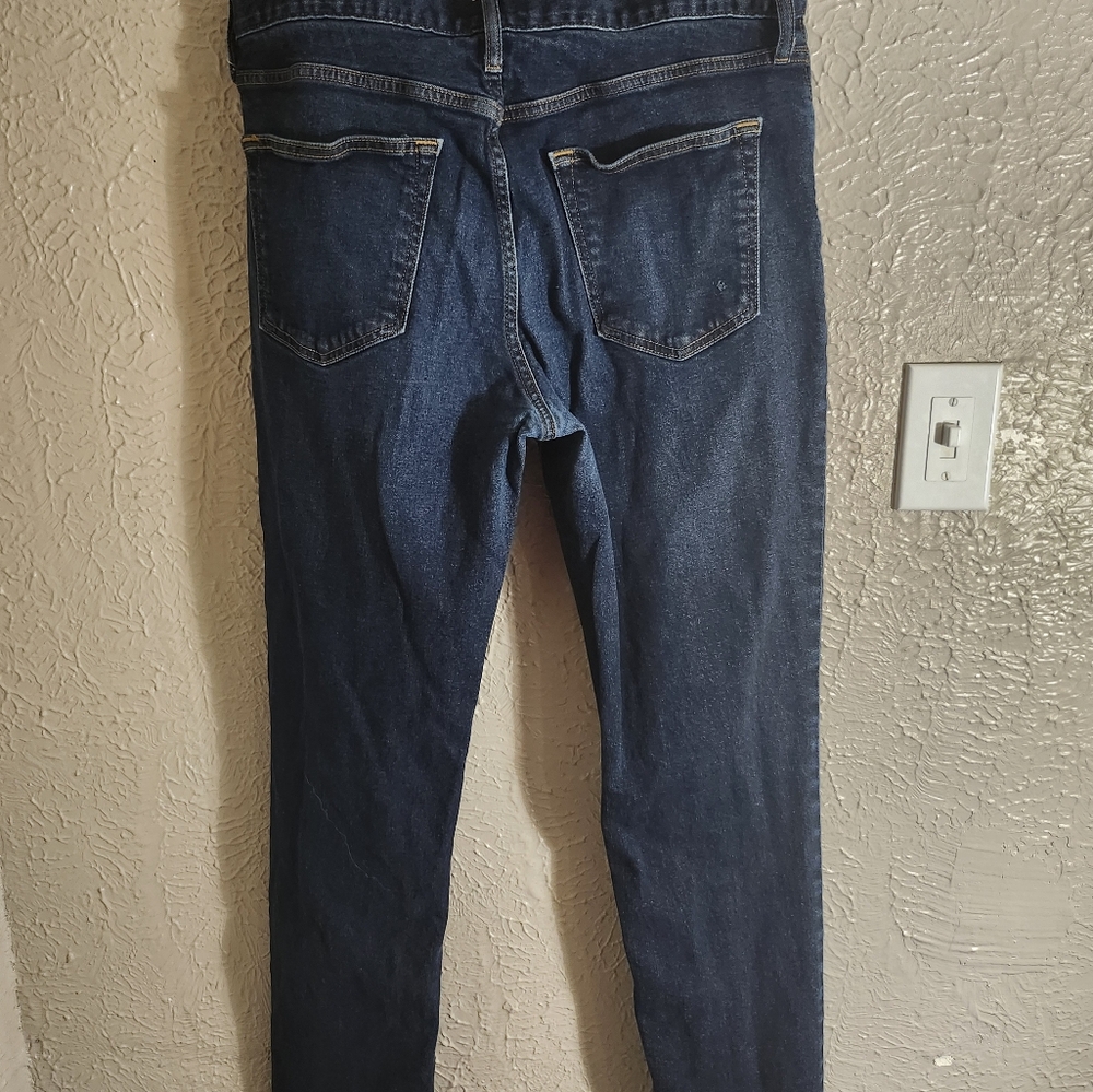 Old NAVY Blue Slim Jeans with Subtle Fading - Picture 3 of 3